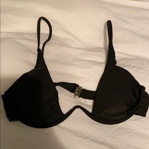 Low cut bikini top